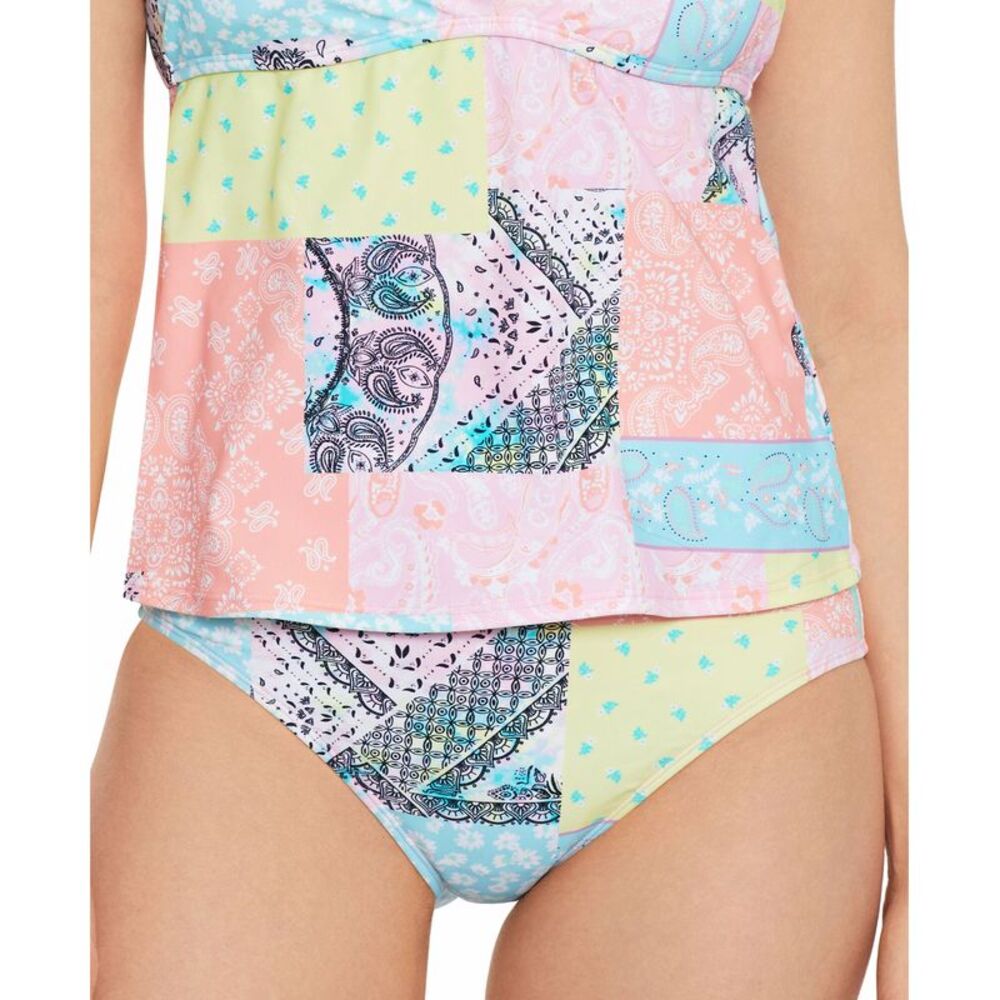 Juniors' Cinched-Back Hipster Bikini Bottoms